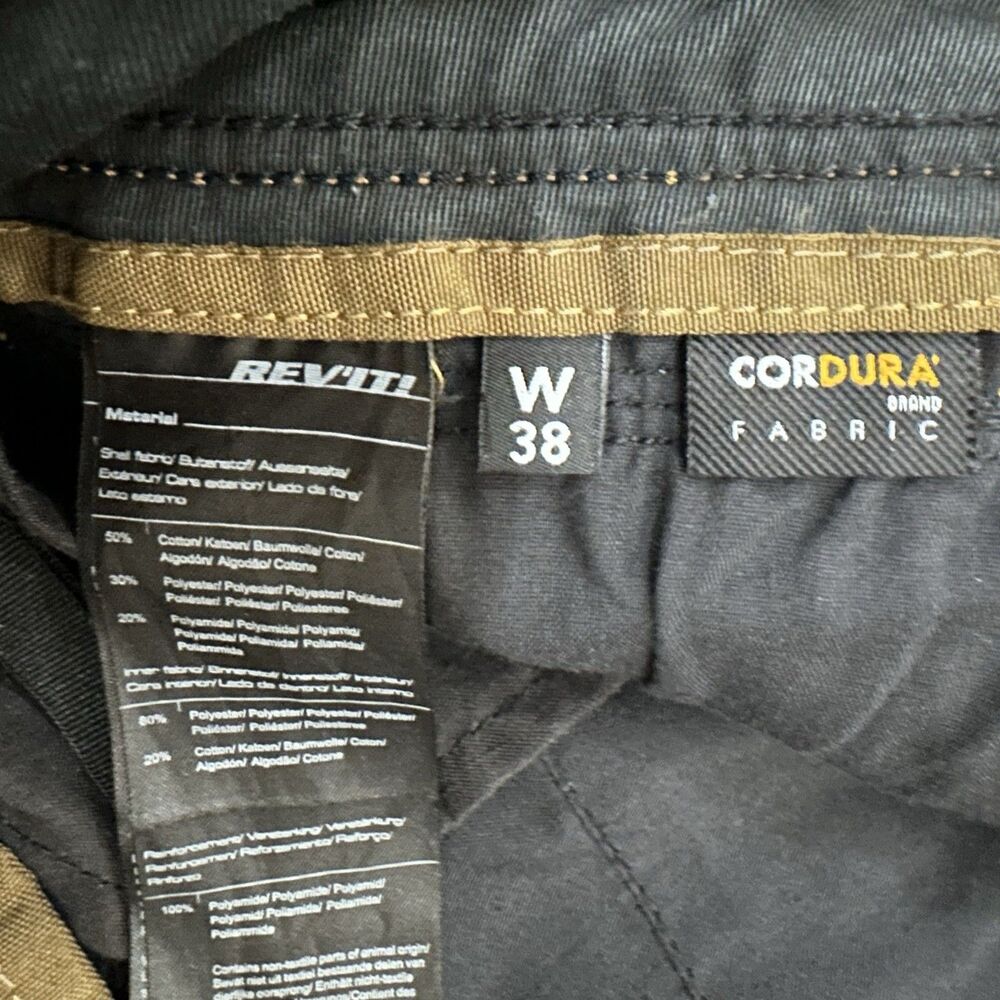 REV'IT! Campo Cordura Denim Motorcycle Riding Jeans  Blue Men’s 39x32 No Pads - Picture 10 of 12